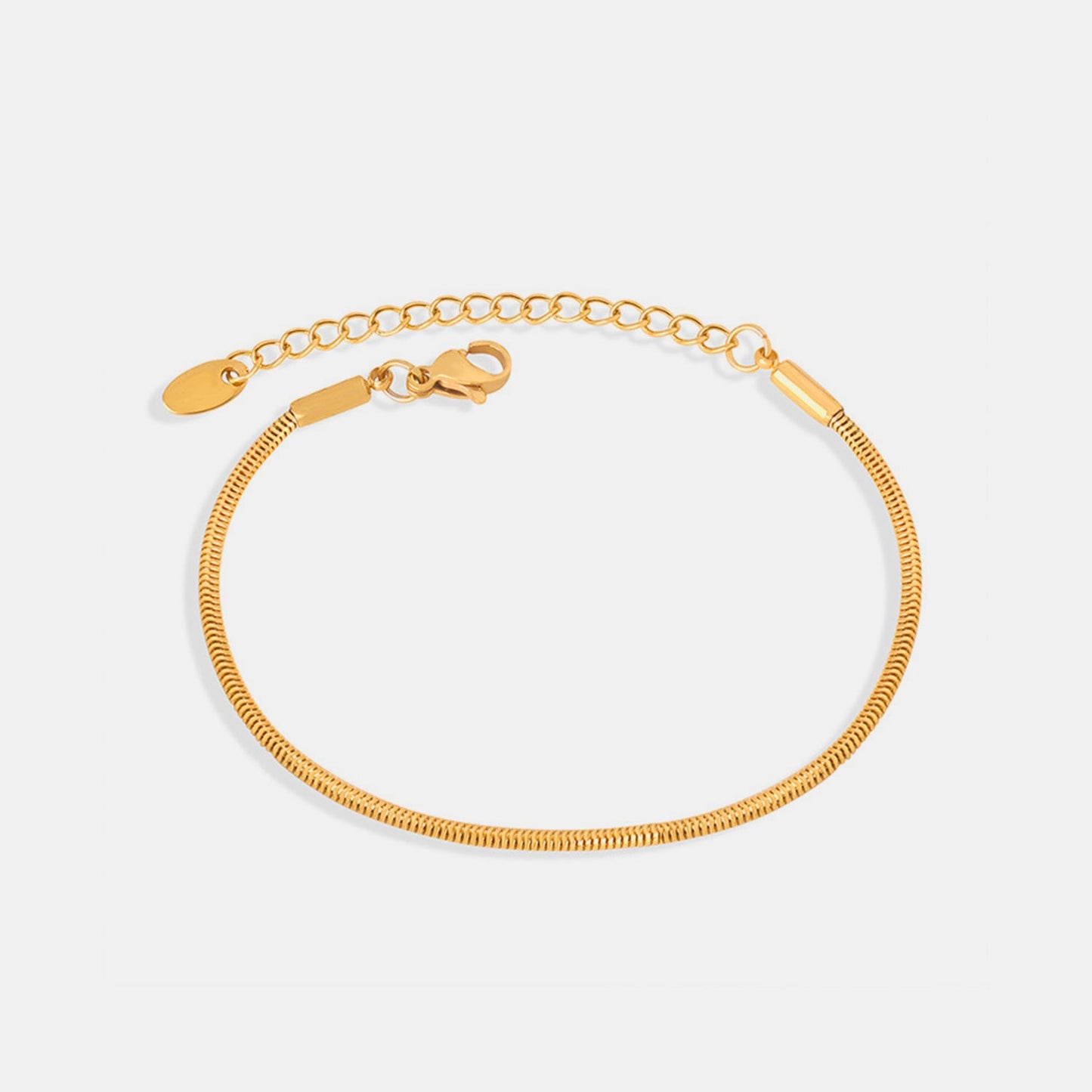 18K Gold - Plated Minimalist Bracelet - Bracelets - Gold - Bella Bourget