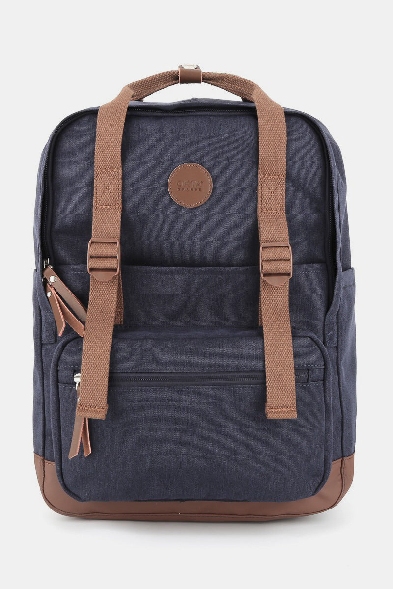 Himawari Waterproof Canvas Backpack Bag with Side Pockets