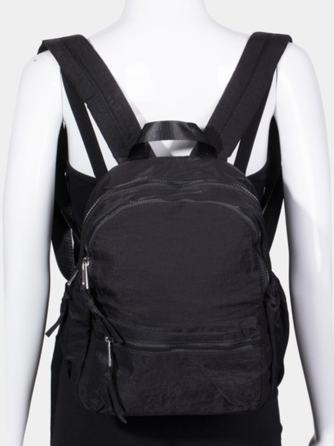 Fame Nylon Multi Pocket Backpack Bag