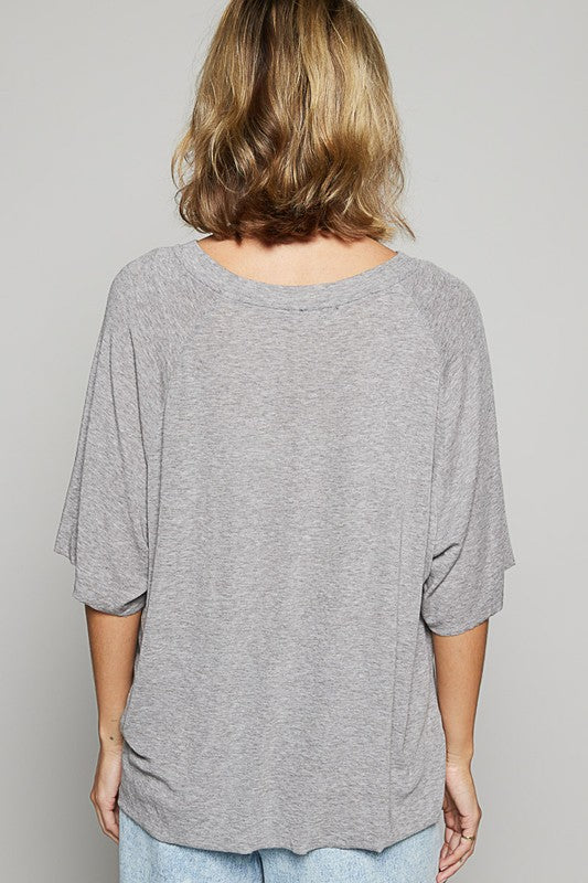 POL Round Neck Half Sleeve T-Shirt