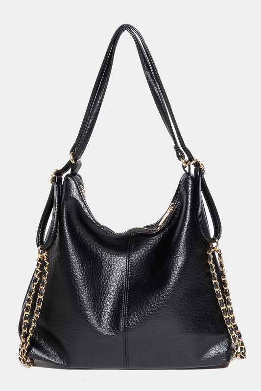 Fame Faux Leather Multipurpose Shoulder Bag