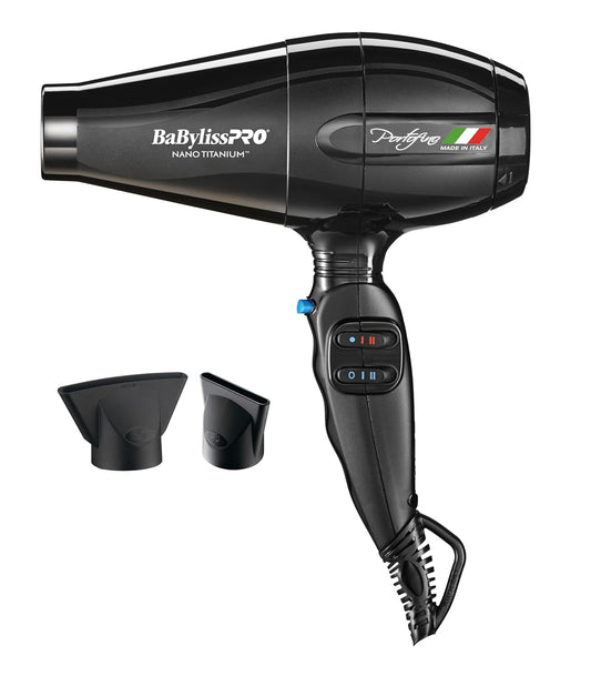 Hair Dryer, Nano Titanium Portofino 2000 - Watt Blow Dryer, Hair Styling & Appliances - Black - Bella Bourget