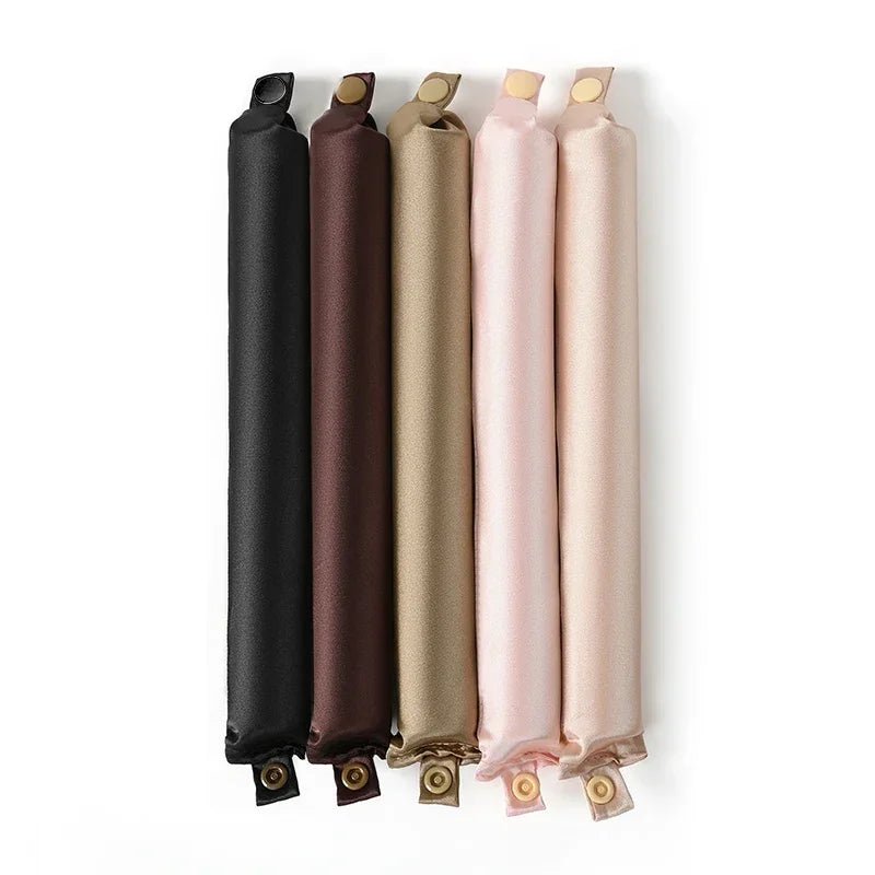 Heatless Hair Curlers Satin Curling Rod Headband No Heat Silk Curls Lazy Hair Rollers Soft Hair Curler to Sleep in Styling Tools - 4Pcs Muli - Color - Bella Bourget