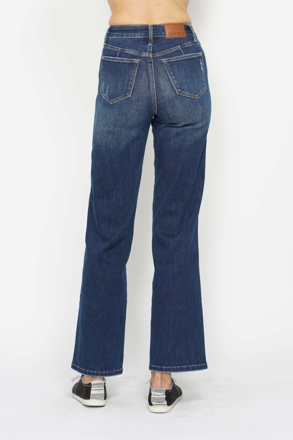 Judy Blue Full Size High Waist Tummy Control Jeans - Jeans - Dark - Bella Bourget