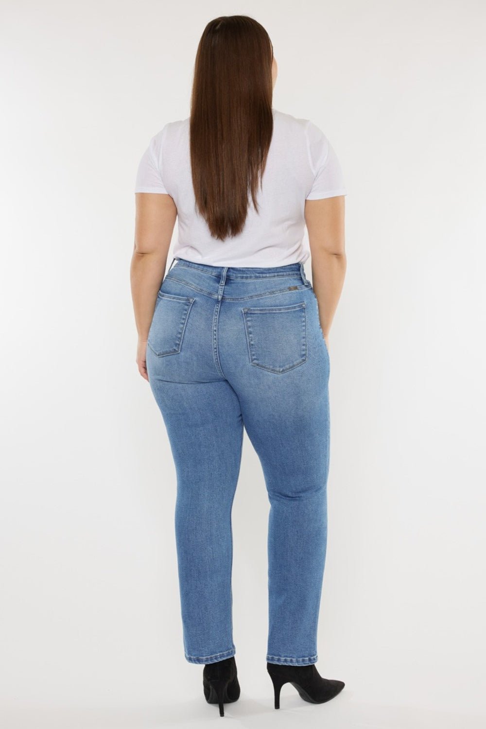 Kancan Full Size Cat's Whiskers High Waist Jeans - jeans - ML - Bella Bourget