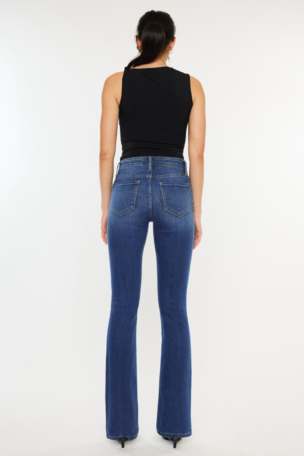 Kancan High Rise Slim Bootcut Jeans - Jeans - Medium - Bella Bourget