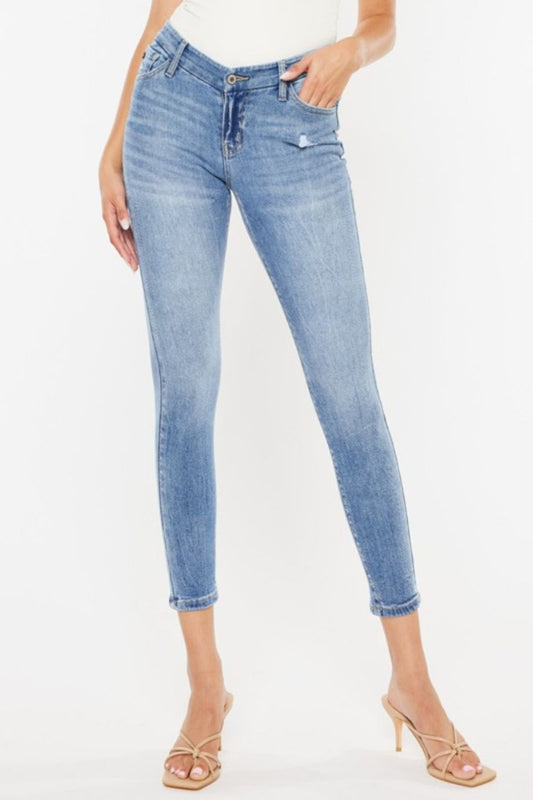 Kancan High Waist Cat's Whiskers Skinny Jeans - jeans - MED - Bella Bourget