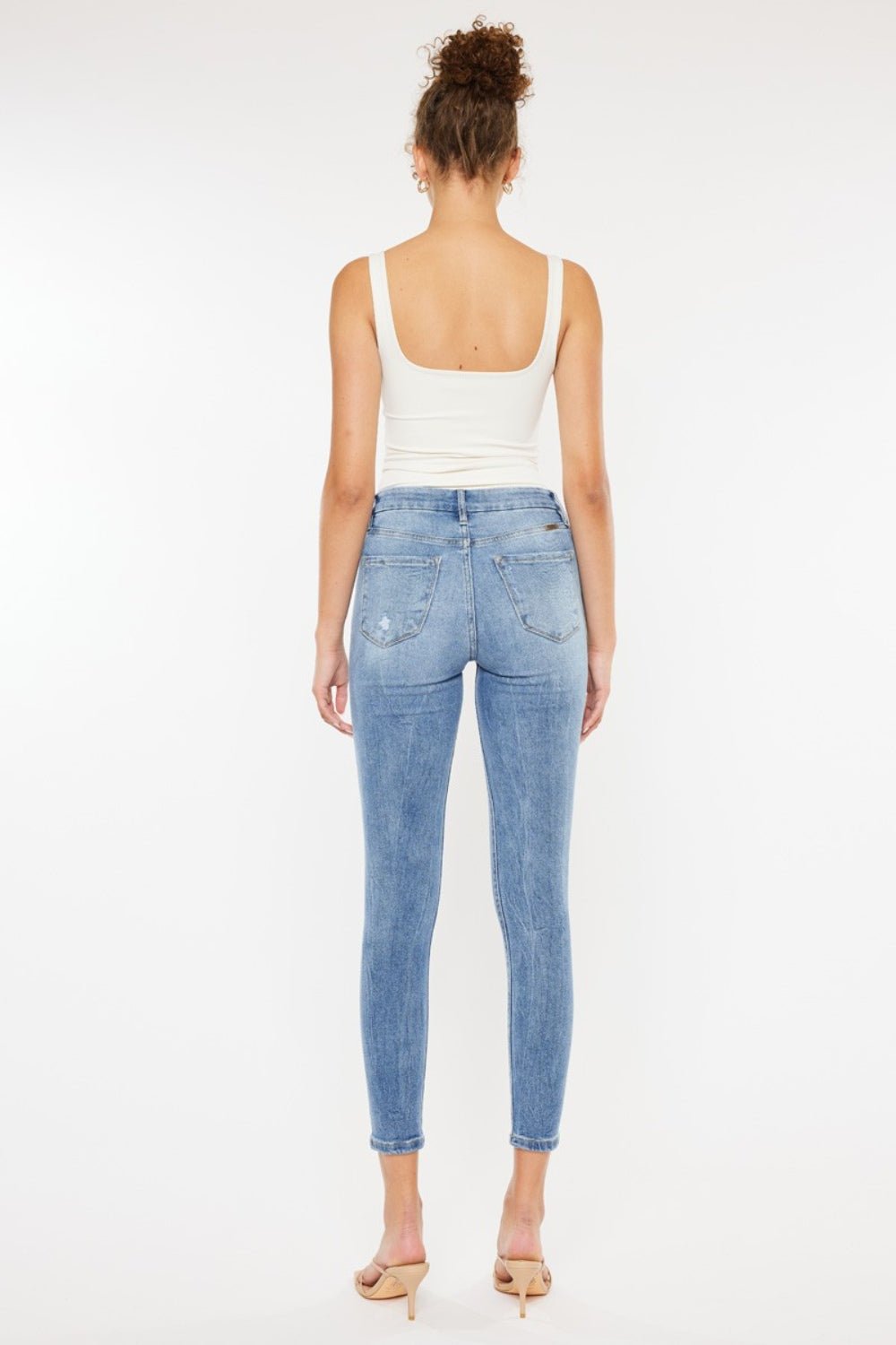 Kancan High Waist Cat's Whiskers Skinny Jeans - jeans - MED - Bella Bourget