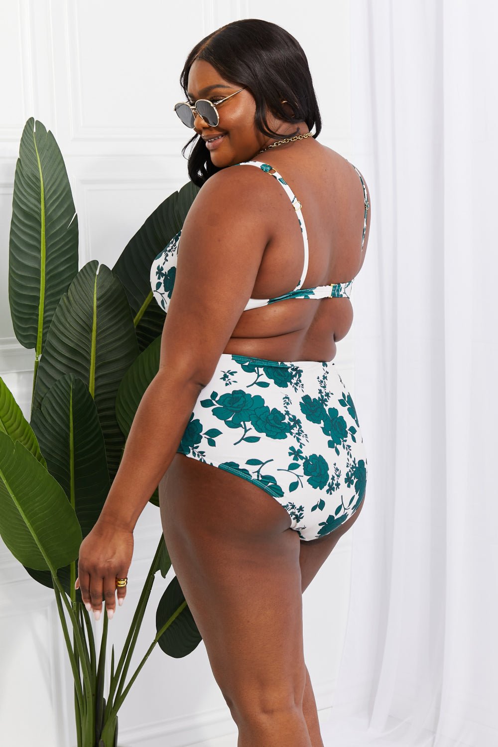 Marina West Swim Take A Dip Twist High - Rise Bikini in Forest - Two - Piece Swimsuit - Forest - Bella Bourget