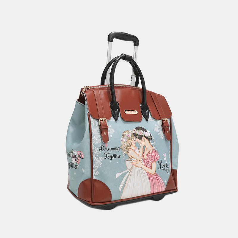 Nicole Lee USA Printed Rolling Tote Bag - bag - Dreaming Together - Bella Bourget