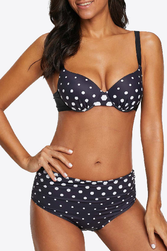 Polka Dot Bikini - Two - Piece Swimsuit - Dot - Bella Bourget