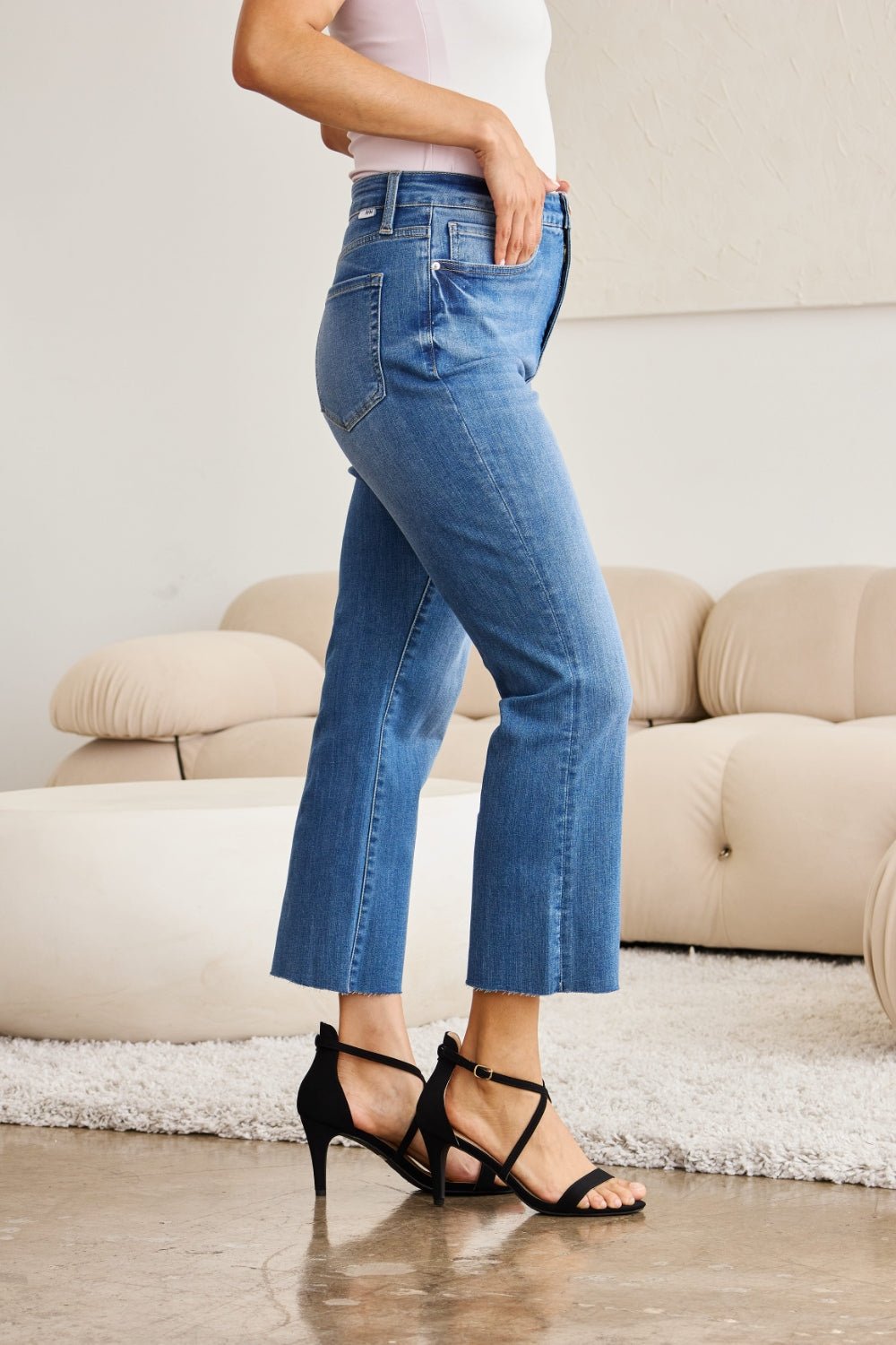 RFM Mini Mia Full Size Tummy Control High Waist Jeans - Full Size Jeans - Medium Potassium - Bella Bourget