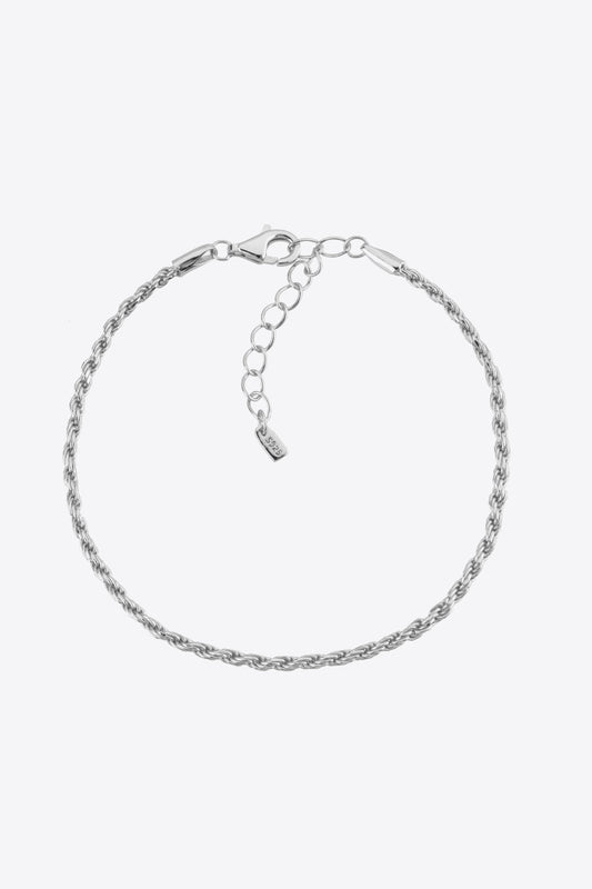 Twisted Chain Bracelet - Bracelets - Silver - Bella Bourget