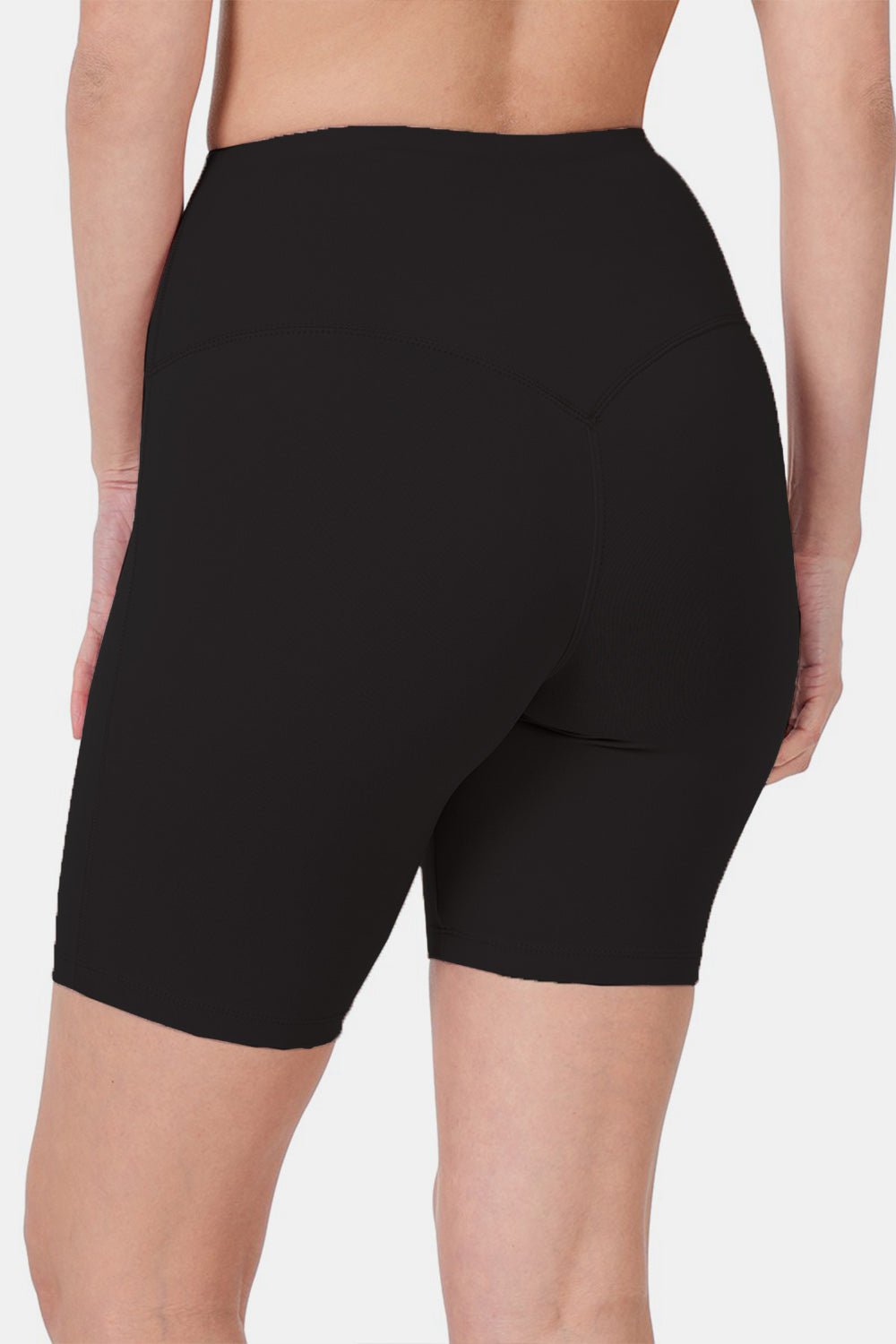 Zenana High Waist Active Shorts - Shorts - Black - Bella Bourget