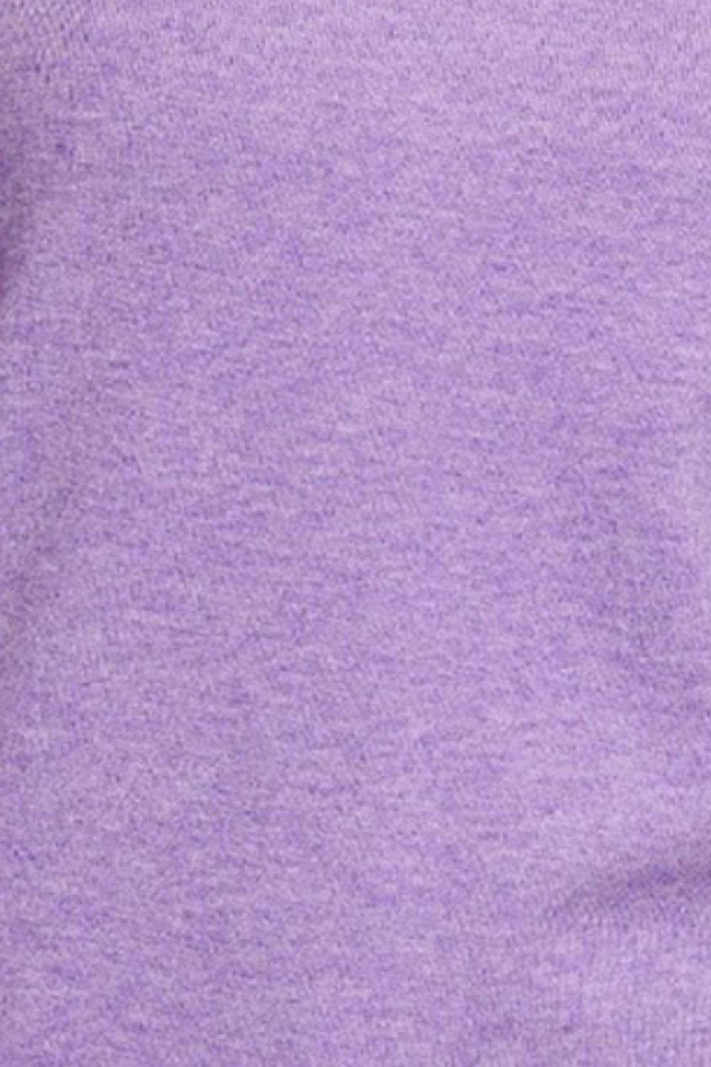 Zenana Rolled Round Neck Long Sleeve Sweater - Sweater - HLAVENDER - Bella Bourget