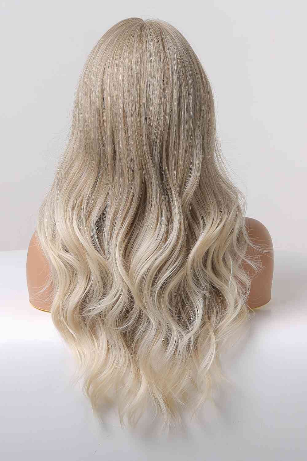 13*2" Lace Front Wigs Synthetic Long Wave 24" 150% Density in Medium Blonde Highlights - synthetic hair - Medium Blonde Highlights - Bella Bourget