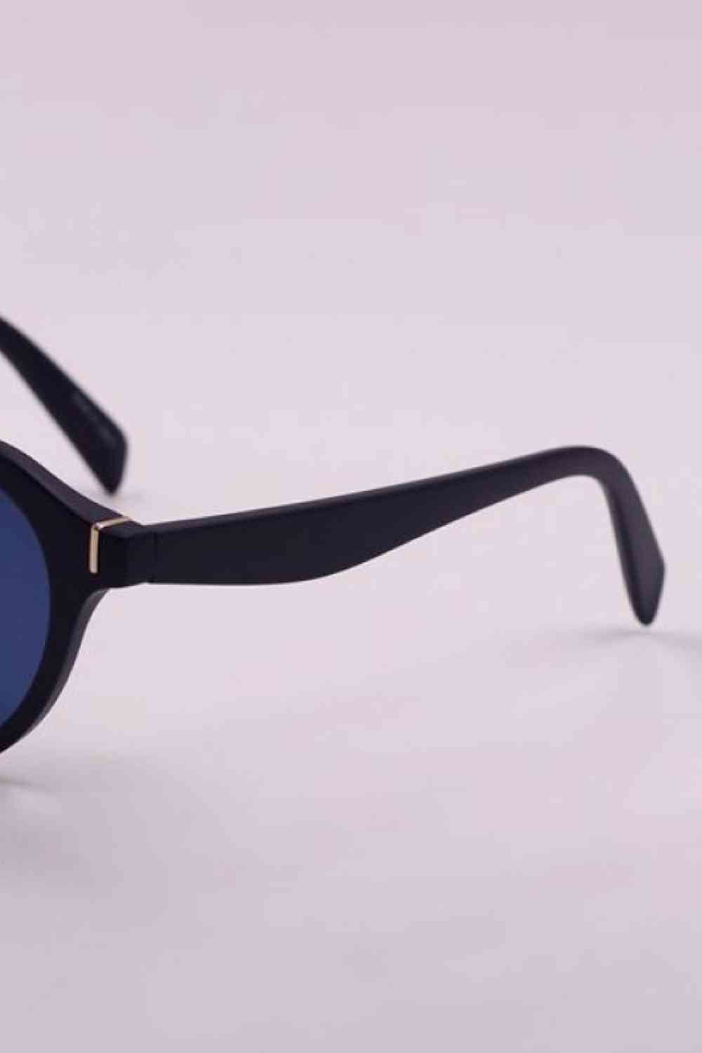 3 - Piece Round Full Rim Sunglasses - sunglasses - Royal Blue/Camel/Dusty Blue - Bella Bourget