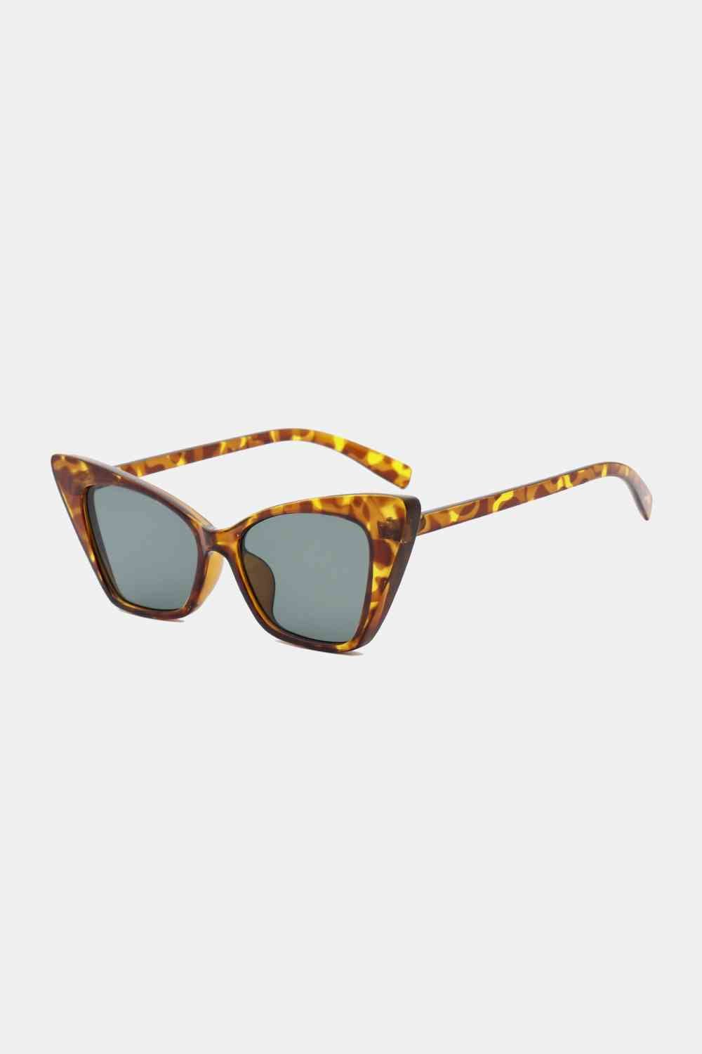 Acetate Lens Cat Eye Sunglasses - sunglasses - Chestnut - Bella Bourget