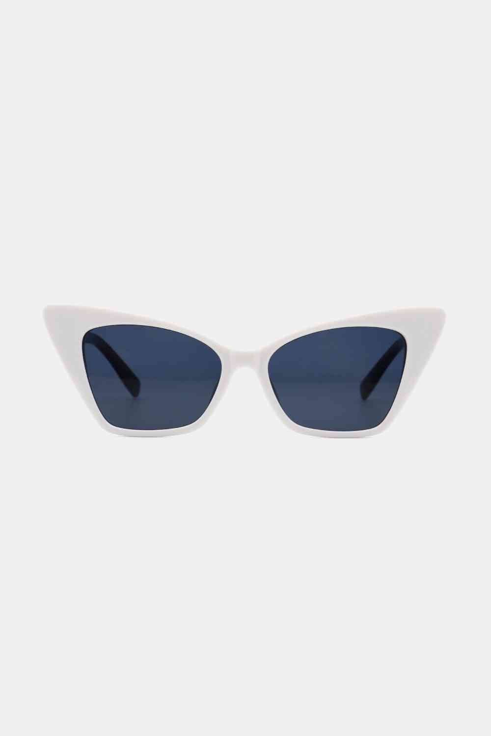 Acetate Lens Cat Eye Sunglasses - sunglasses - White - Bella Bourget