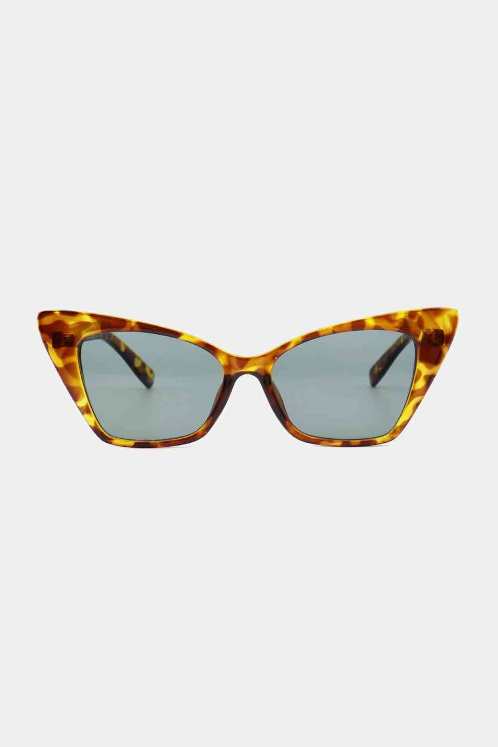 Acetate Lens Cat Eye Sunglasses - sunglasses - Chestnut - Bella Bourget