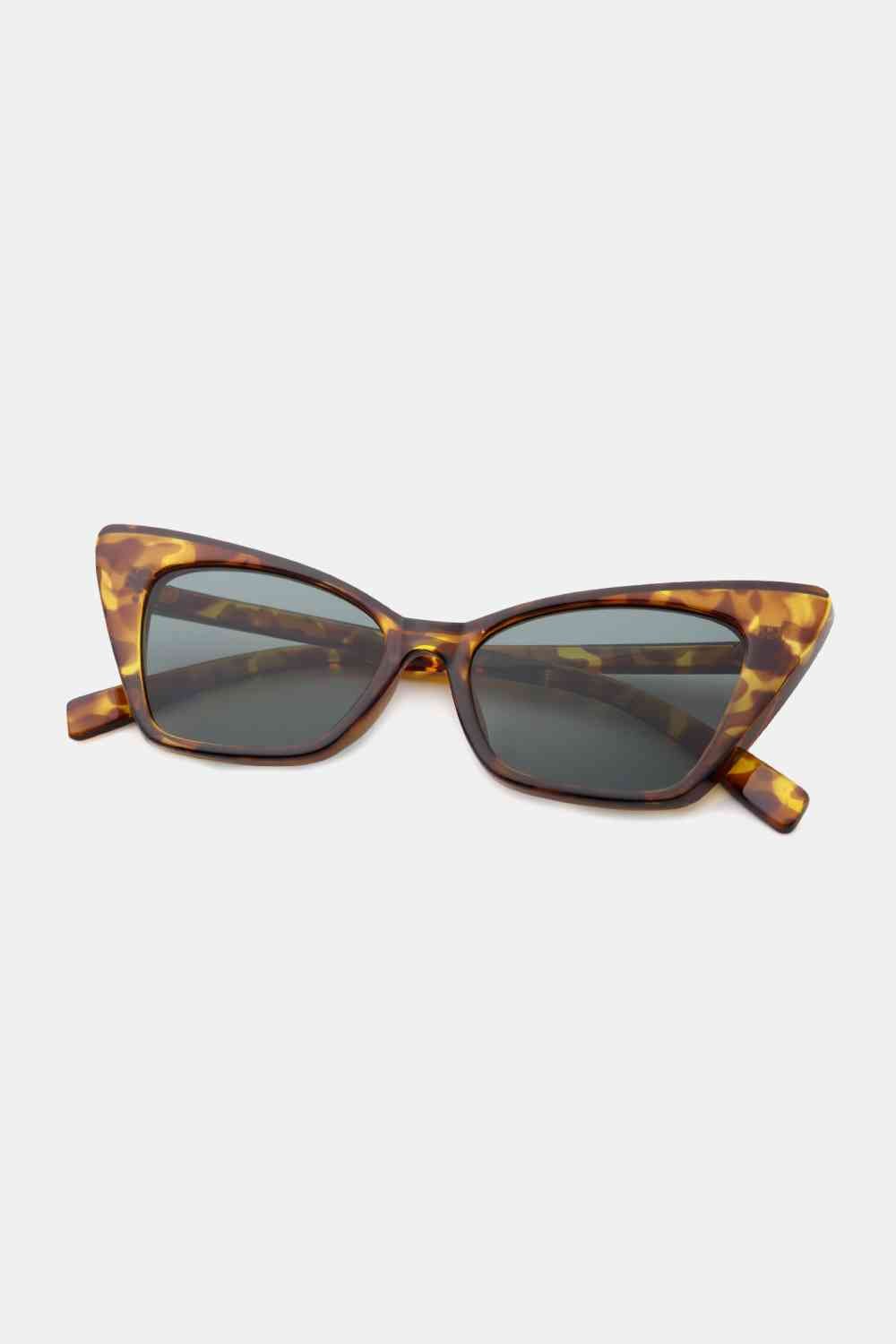 Acetate Lens Cat Eye Sunglasses - sunglasses - Chestnut - Bella Bourget