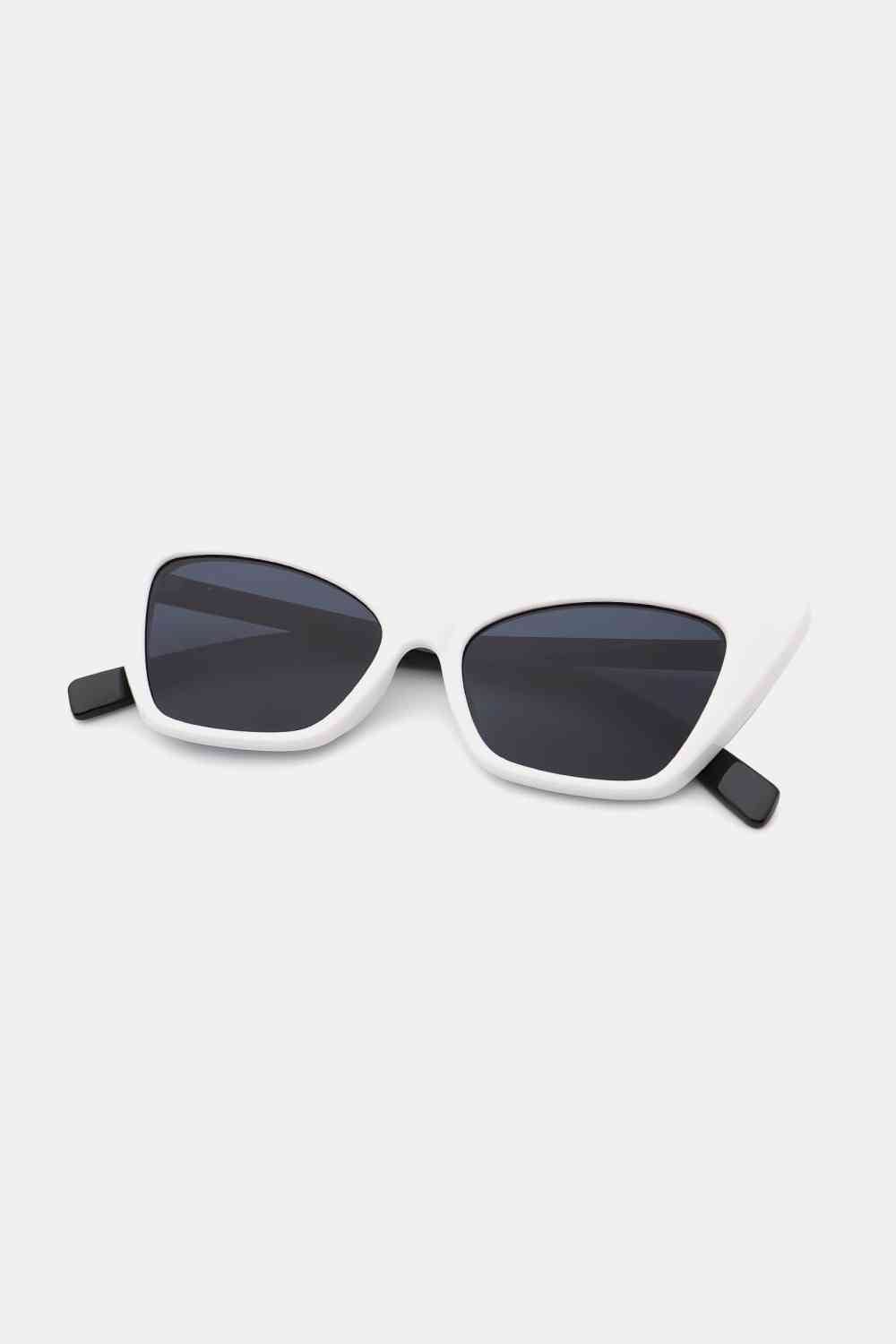 Acetate Lens Cat Eye Sunglasses - sunglasses - White - Bella Bourget