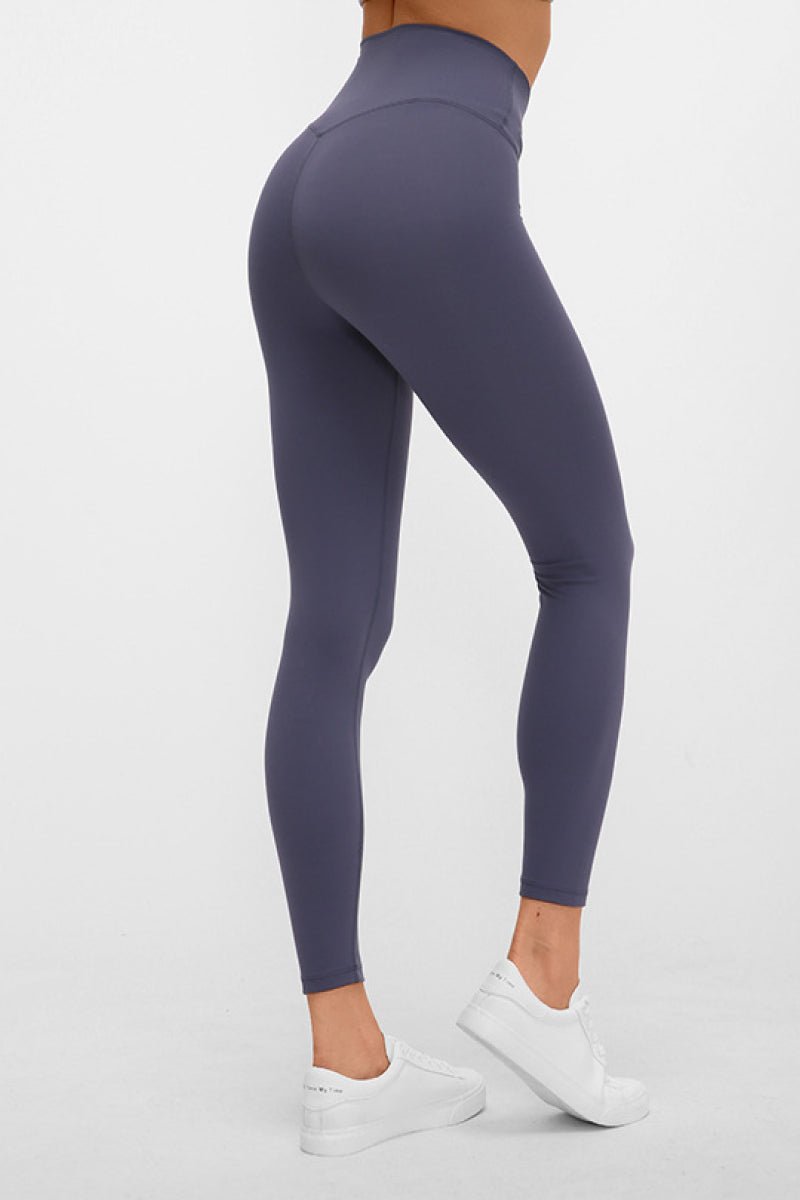 Basic Full Length Active Leggings - Leggings - Indigo - Bella Bourget