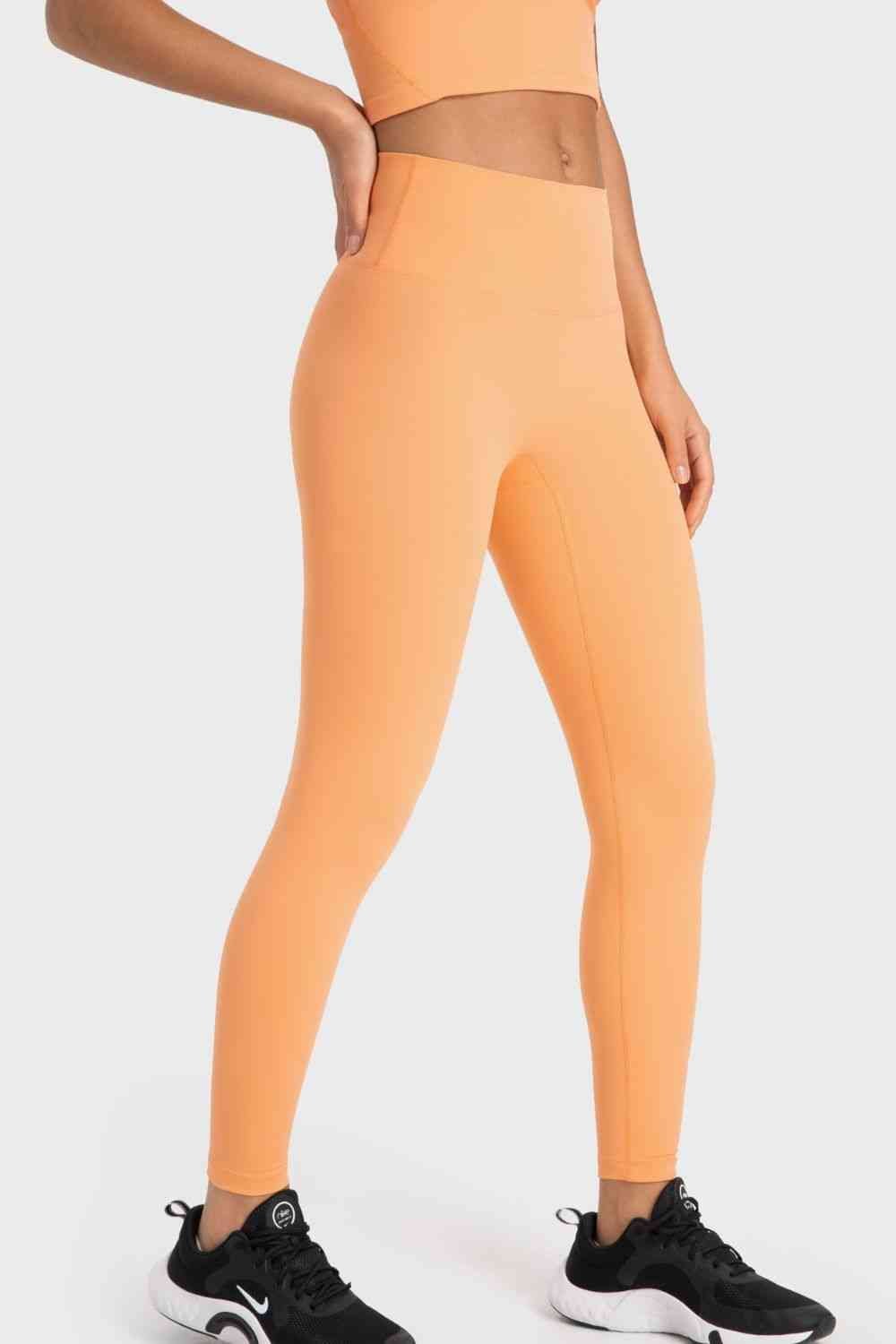 Basic Full Length Active Leggings - Leggings - Sherbet - Bella Bourget