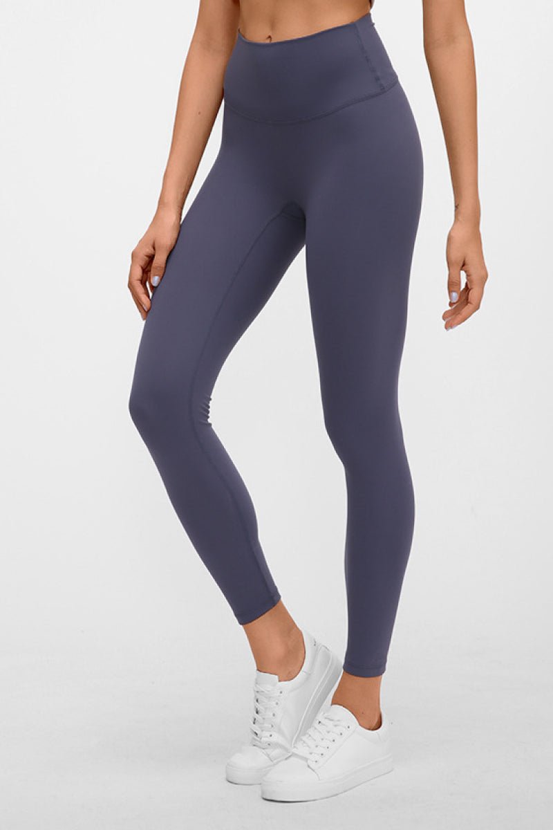 Basic Full Length Active Leggings - Leggings - Indigo - Bella Bourget