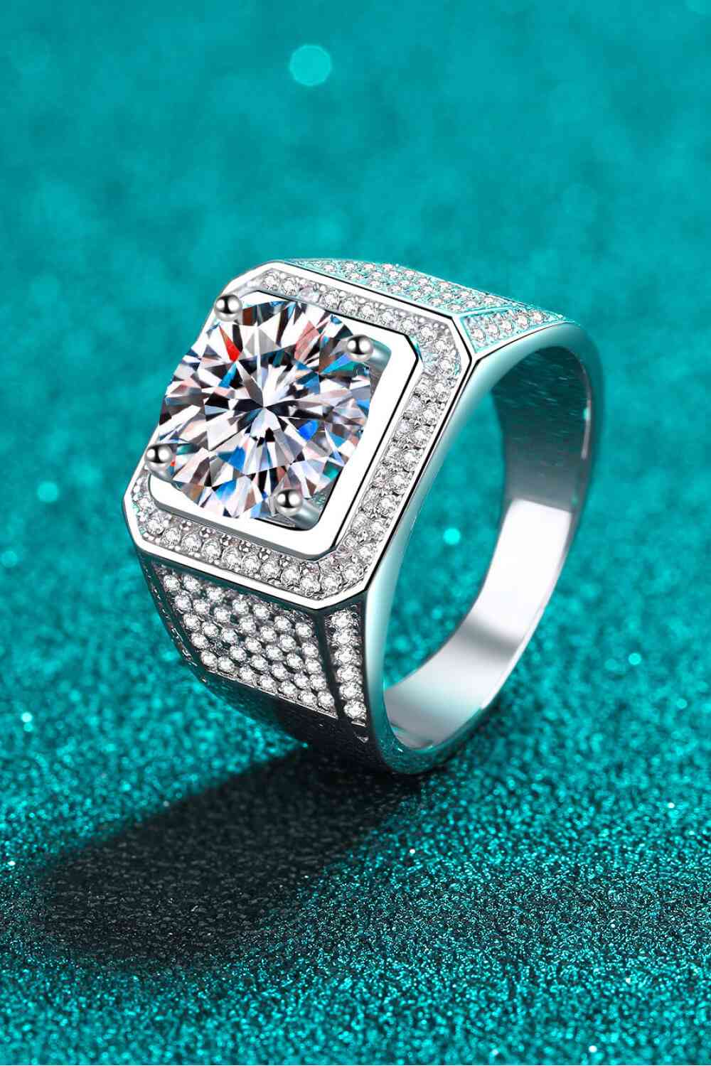 Bring It Home 925 Sterling Silver Moissanite Ring - Ring - Silver - Bella Bourget