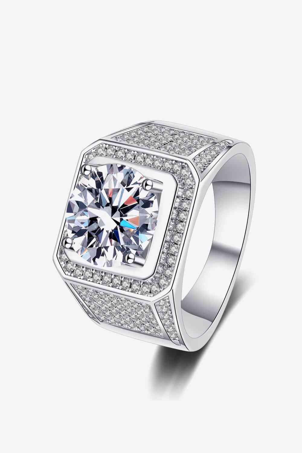 Bring It Home 925 Sterling Silver Moissanite Ring - Ring - Silver - Bella Bourget