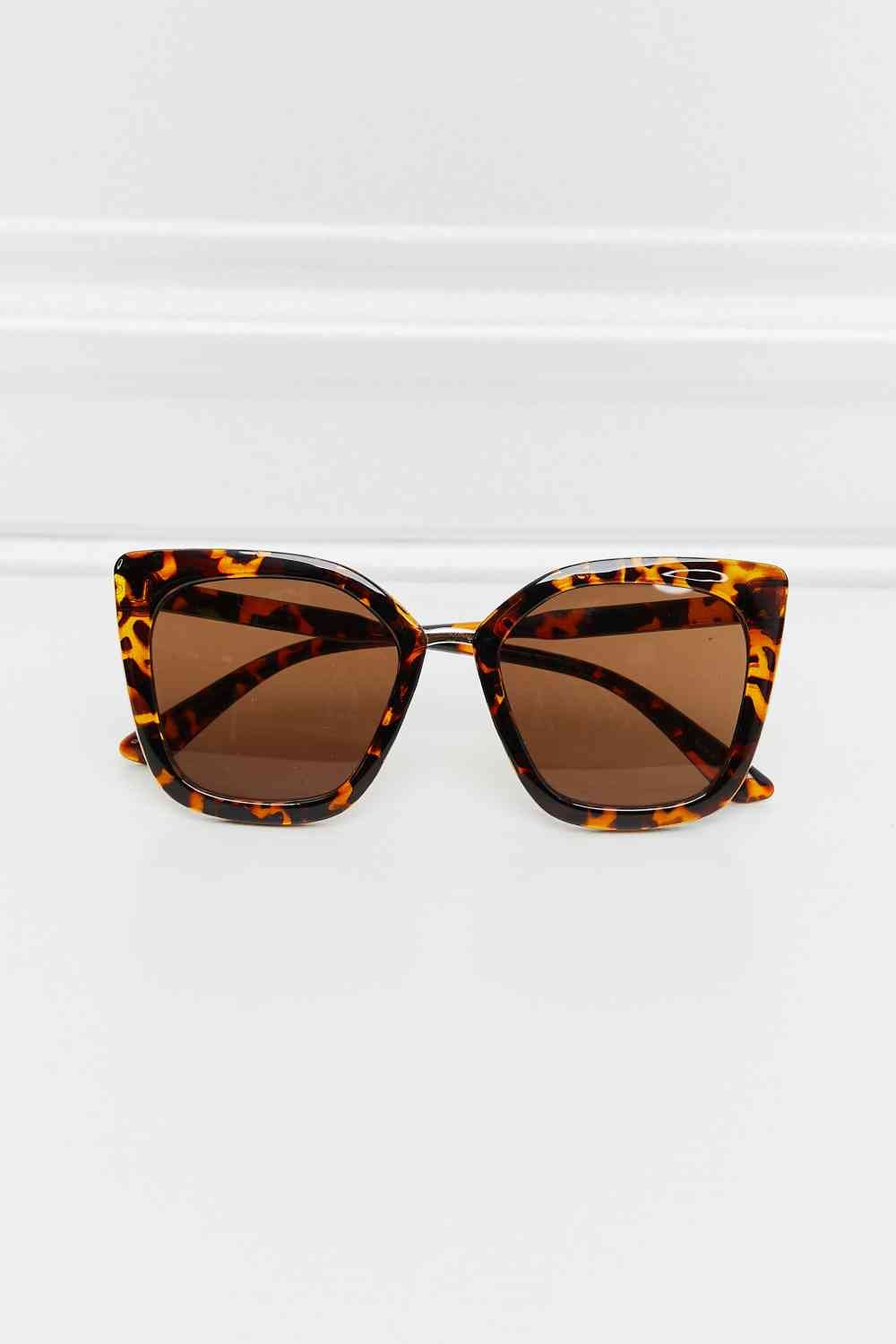 Cat Eye Full Rim Sunglasses - sunglasses - Tangerine - Bella Bourget