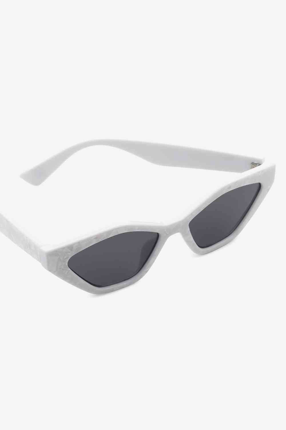 Cat Eye Polycarbonate Sunglasses - sunglasses - Light Gray - Bella Bourget