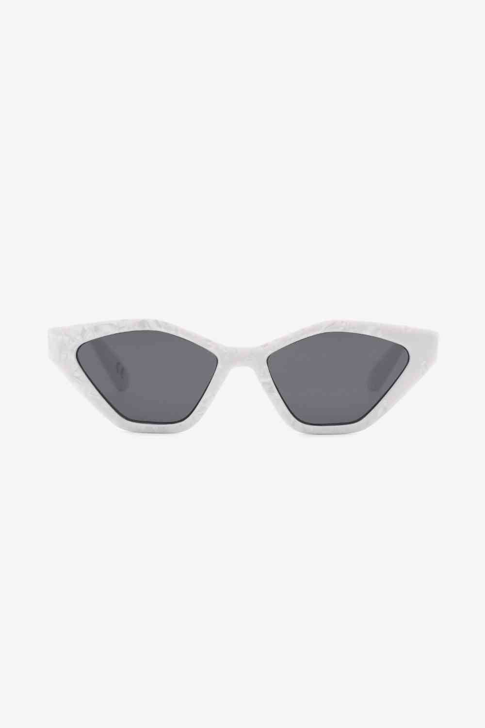 Cat Eye Polycarbonate Sunglasses - sunglasses - Light Gray - Bella Bourget