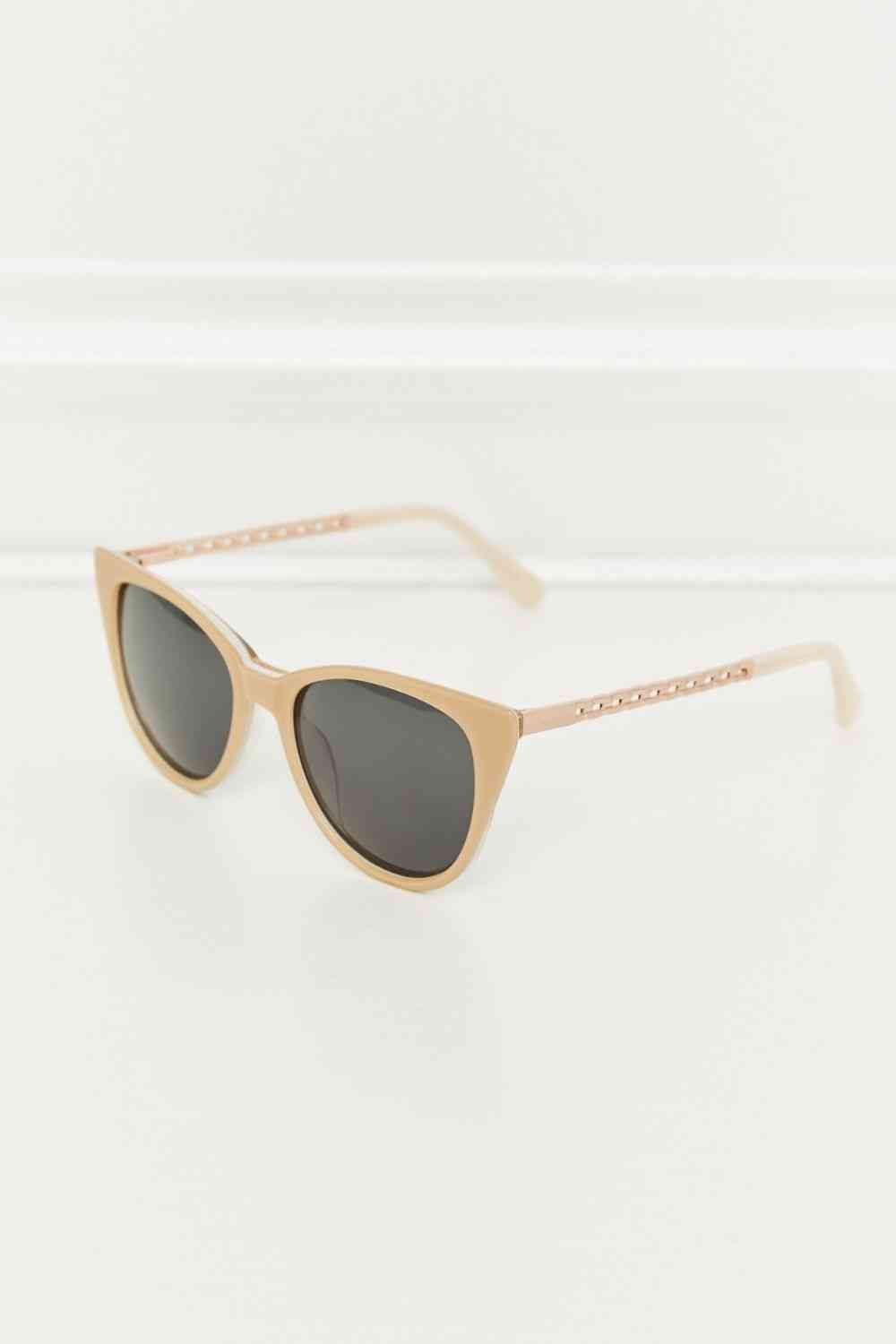 Cat - Eye Sunglasses - sunglasses - Mocha - Bella Bourget