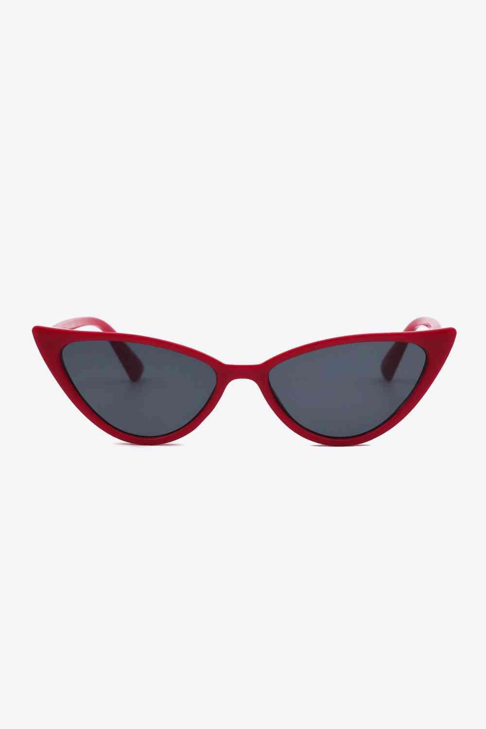 Cat - Eye Sunglasses - sunglasses - Deep Red - Bella Bourget