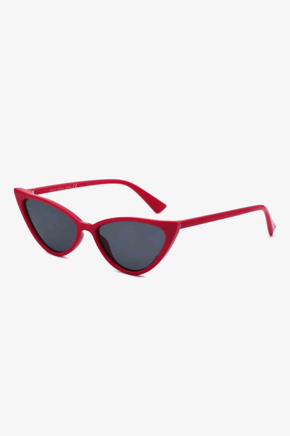 Cat - Eye Sunglasses - sunglasses - Deep Red - Bella Bourget