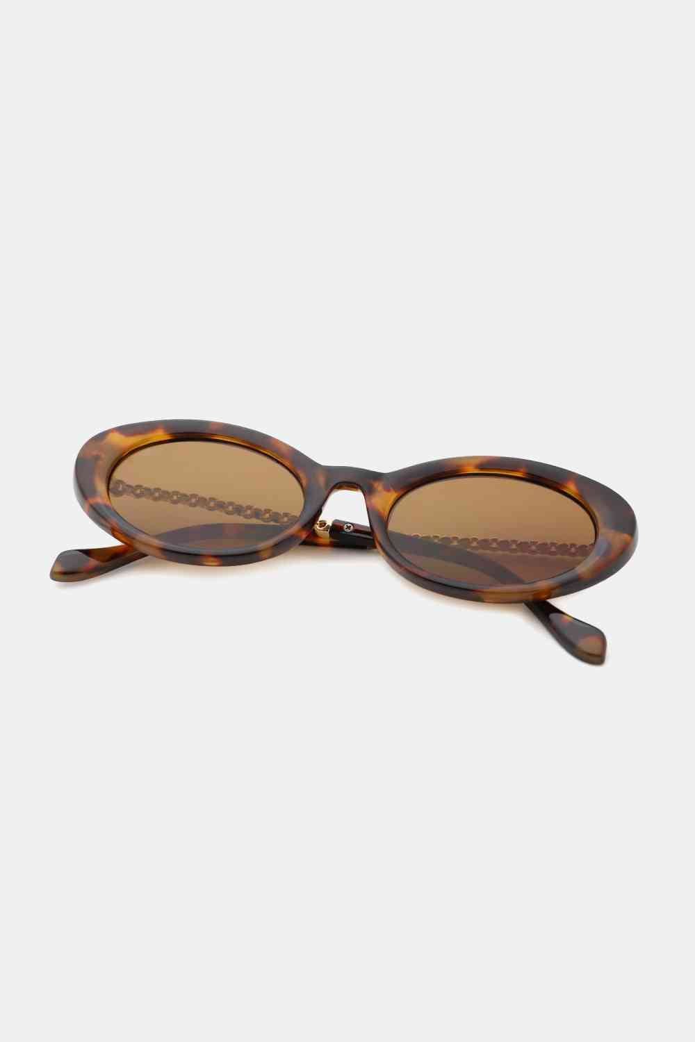 Cat - Eye Sunglasses - sunglasses - Chestnut - Bella Bourget