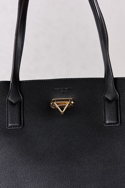 David Jones Katie Work Tote Bag - bag - BLACK - Bella Bourget