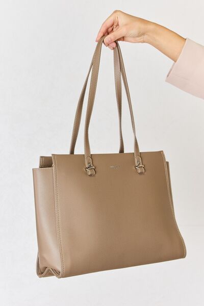 David Jones Medium Work Tote Bag - bag - TAUPE - Bella Bourget