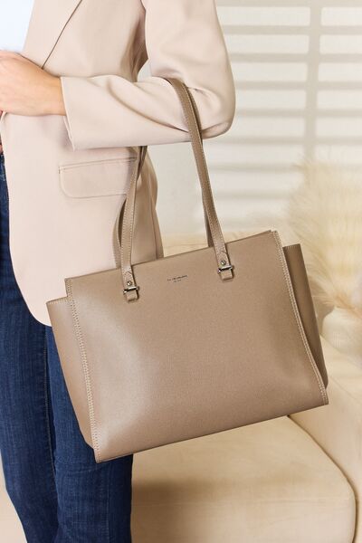 David Jones Medium Work Tote Bag - bag - TAUPE - Bella Bourget