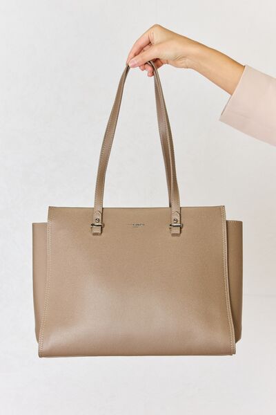 David Jones Medium Work Tote Bag - bag - TAUPE - Bella Bourget