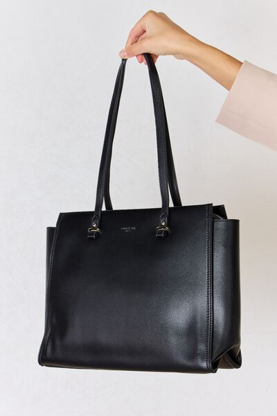 David Jones Medium Work Tote Bag - bag - BLACK - Bella Bourget