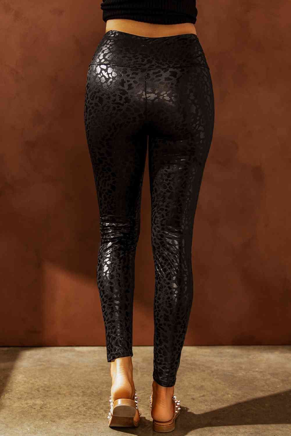 Double Take High Waist Leggings - Leggings - Black - Bella Bourget