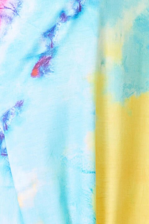 Double Take Tie - Dye V - Neck Twisted Dress - TikTok - Multicolor - Bella Bourget