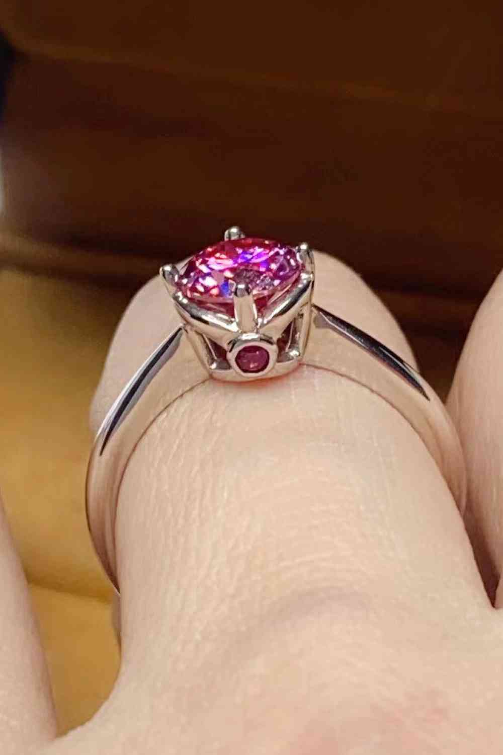 Endless Imagination 1 Carat Moissanite Ring - Ring - Pink - Bella Bourget