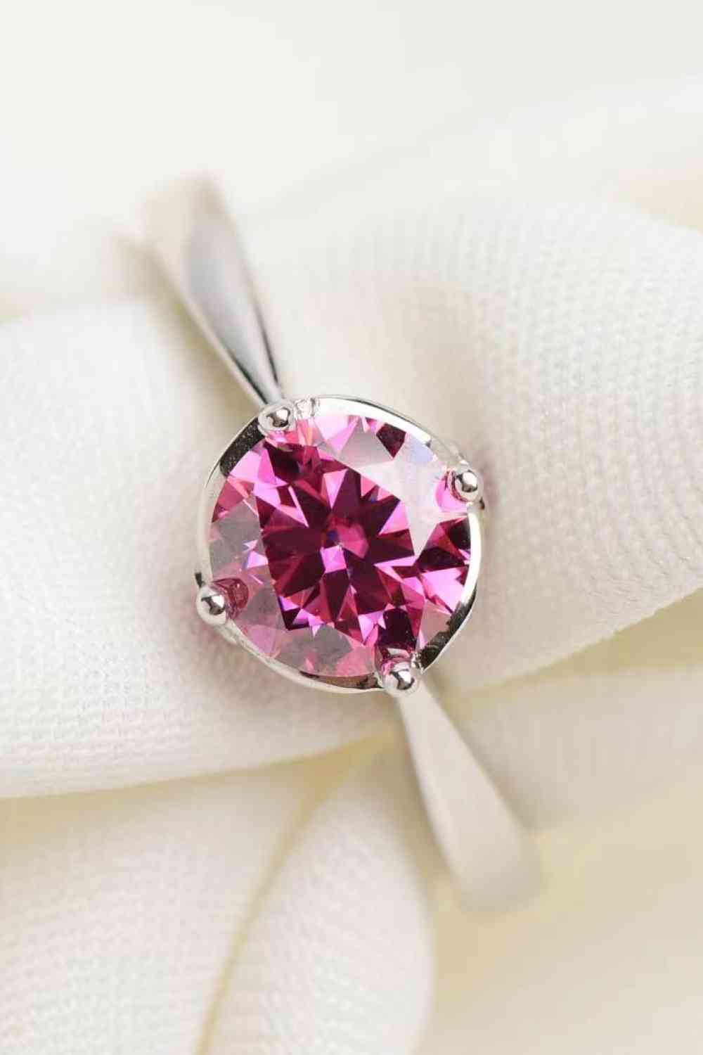 Endless Imagination 1 Carat Moissanite Ring - Ring - Pink - Bella Bourget