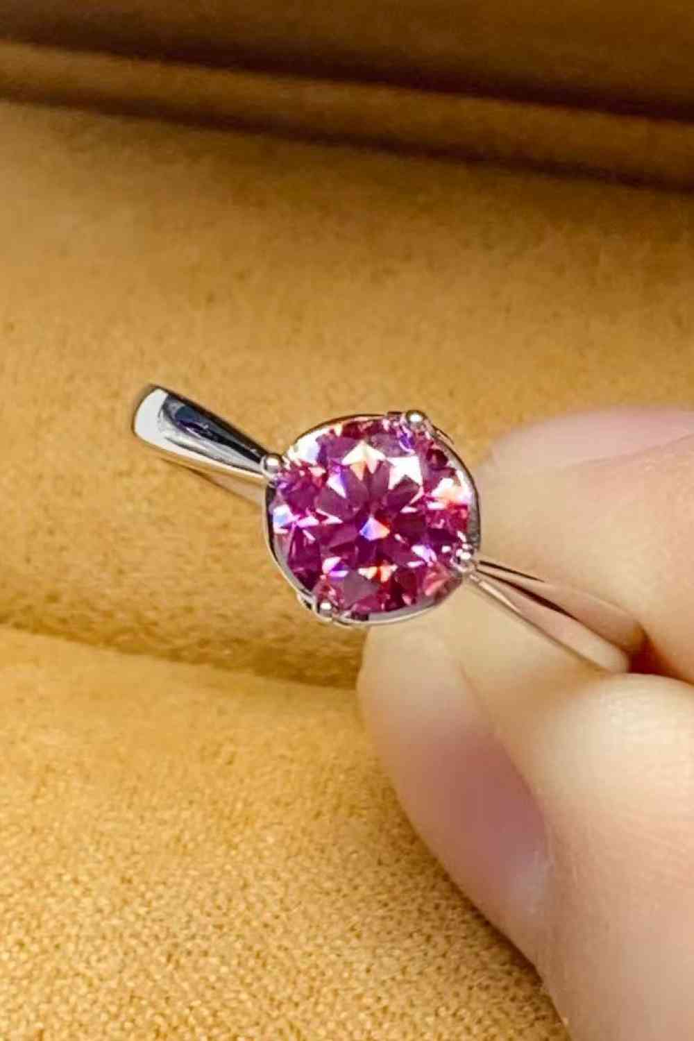 Endless Imagination 1 Carat Moissanite Ring - Ring - Pink - Bella Bourget