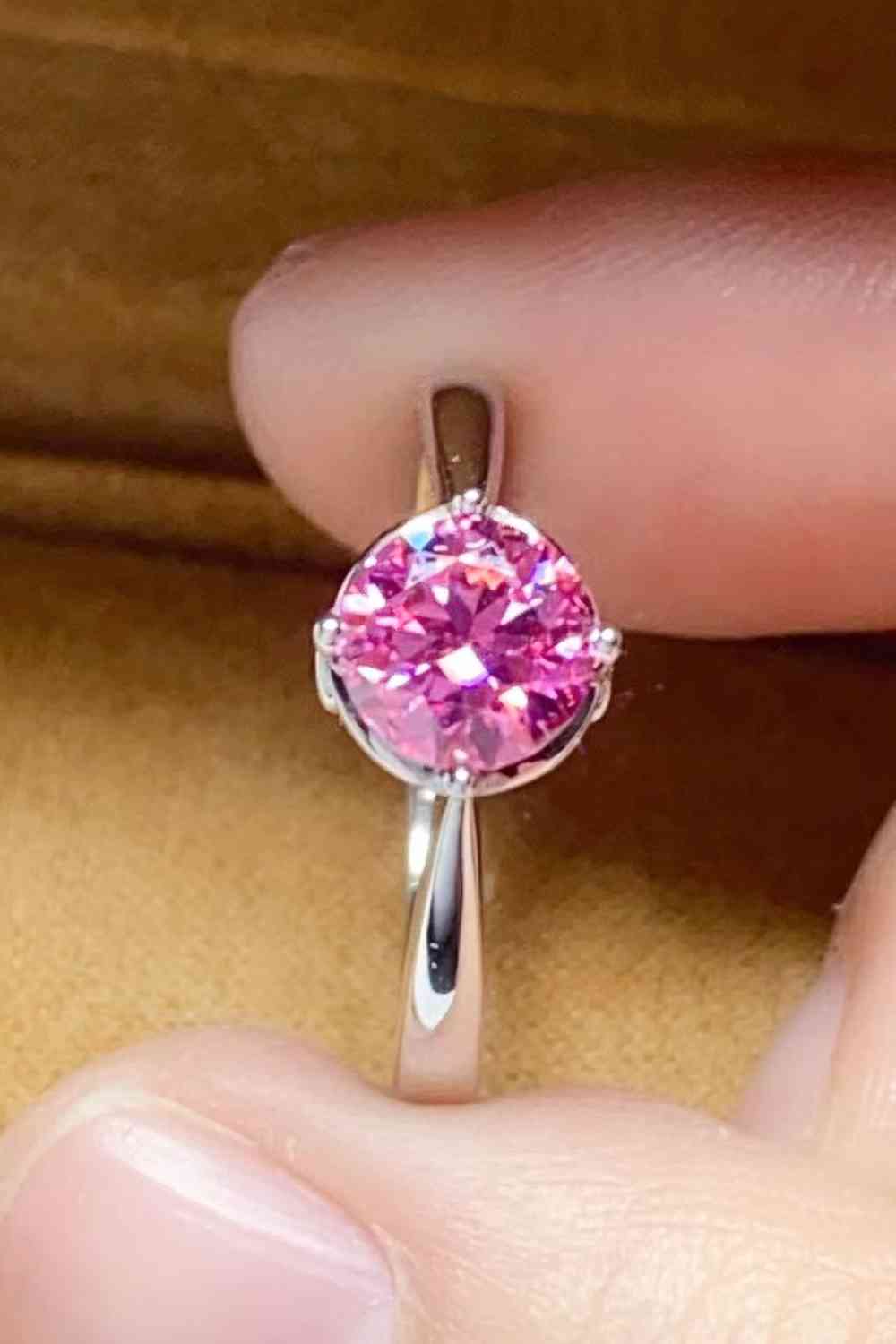 Endless Imagination 1 Carat Moissanite Ring - Ring - Pink - Bella Bourget