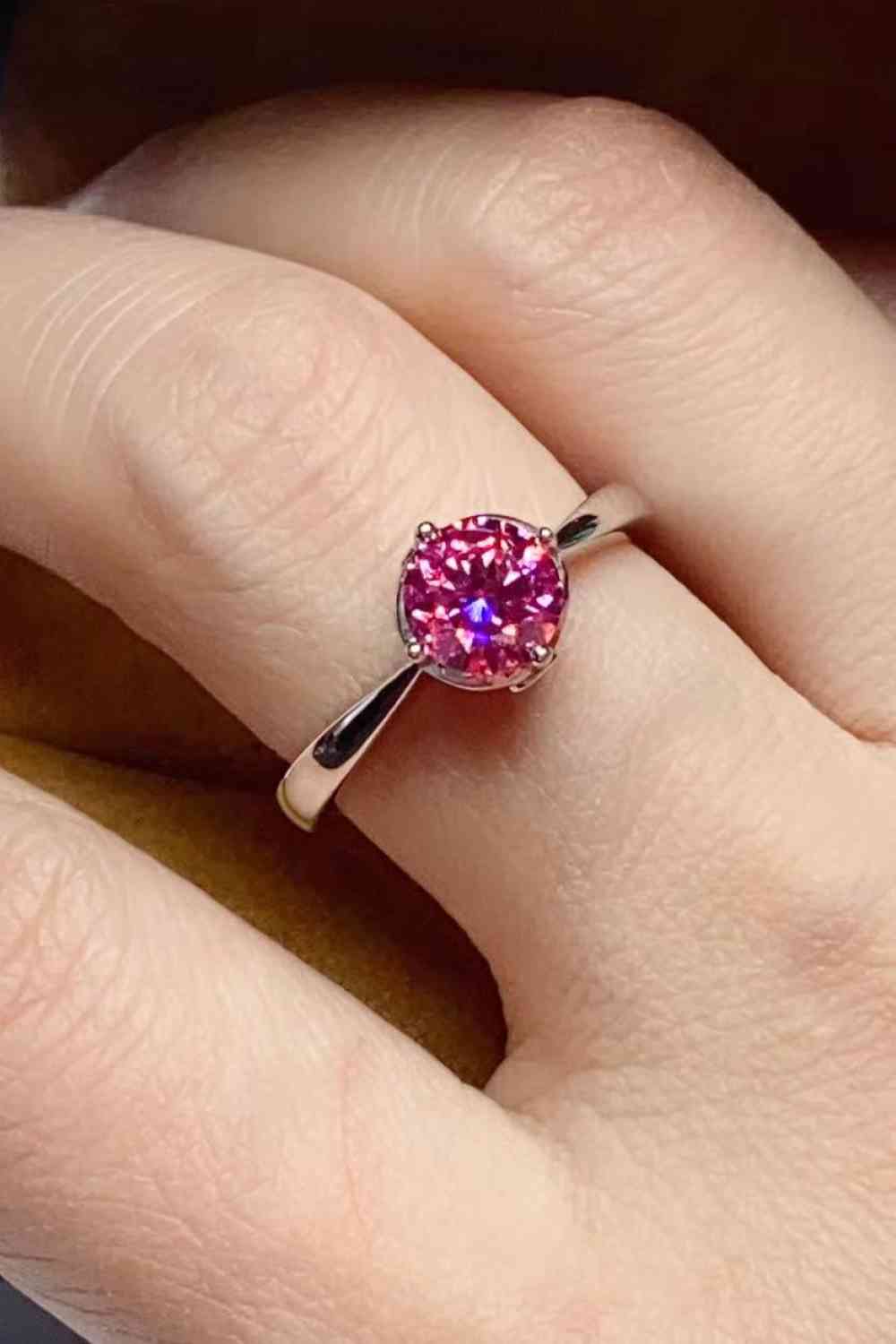 Endless Imagination 1 Carat Moissanite Ring - Ring - Pink - Bella Bourget